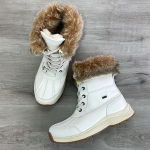 White Ugg Sweater Boots 